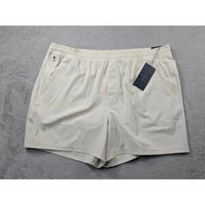 VRST Mens 5" All-In Short V2 Light Sand XXL Lined Athletic Gym Shorts NEW